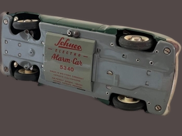 Schuco Electro-Alarm-Car 1960 Blechmodell mit Batterieantrieb in Originalkarton und Anleitung (2722)
